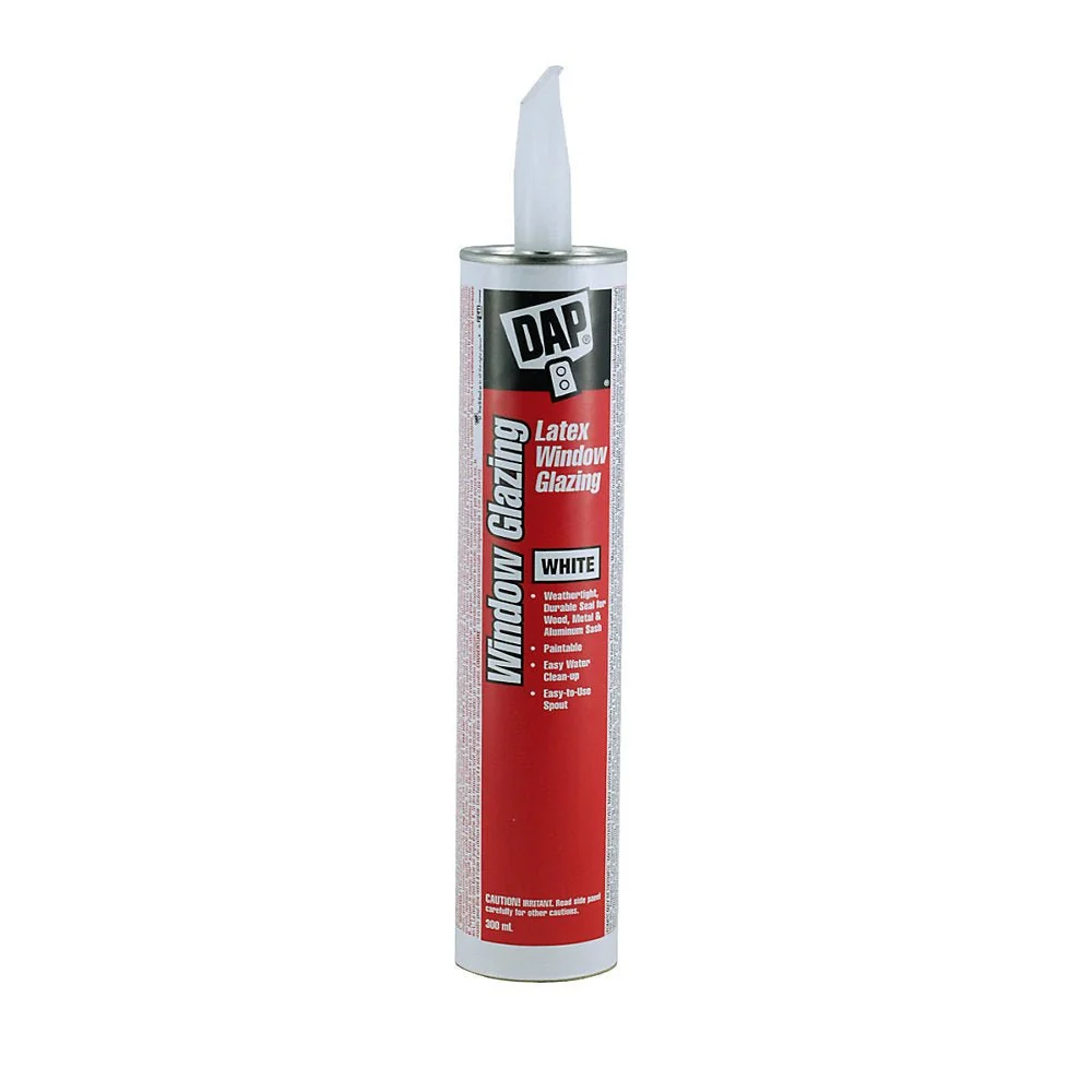 DAP White Rubber Window Glazing