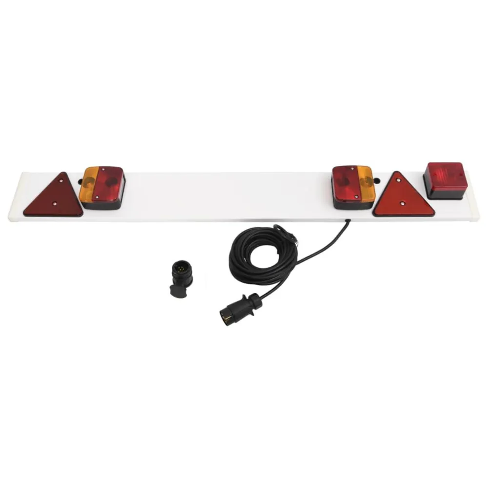 Aanhangerverlichting standaard peertje 12 V 115x7x14 cm rood