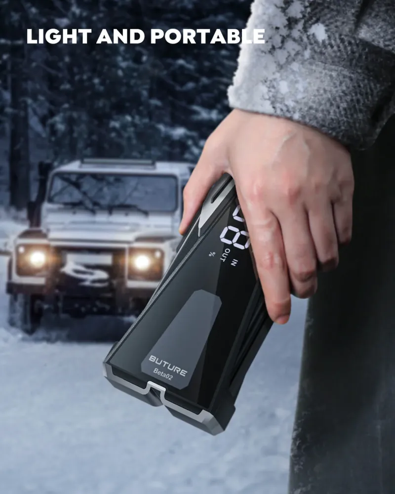 Buture Beta02 Verplaatsbaar Car Jump Starter 2500A