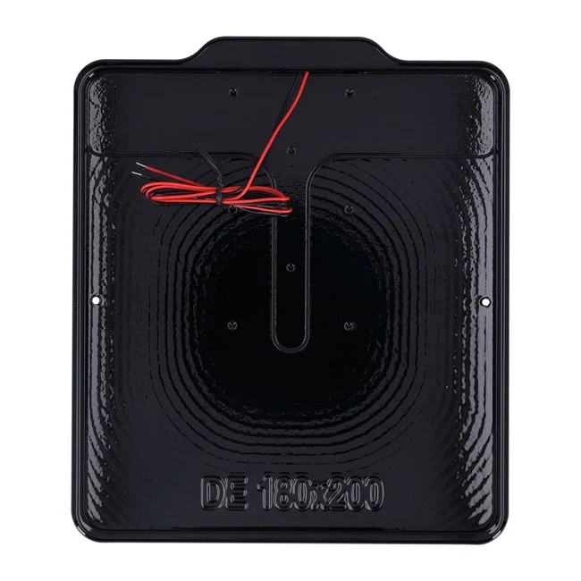 DMP, Marco De Matrícula Con Luz 5.0 DE. Negro Brillante Para Harley Davidson met eenvoudige applicatie