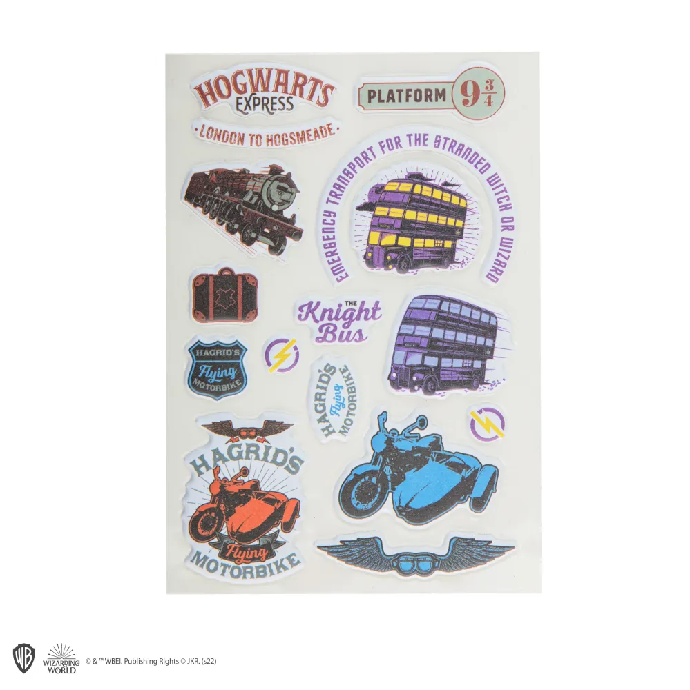 Gepersonaliseerde Magical Motors Puffy Foam Stickers