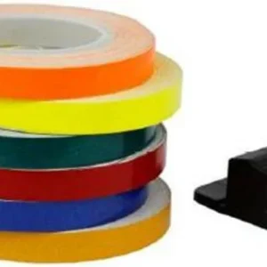 Hoge Kwaliteit Adhesivo para llantas V PARTS 6m x 7mm verde fluorescentee