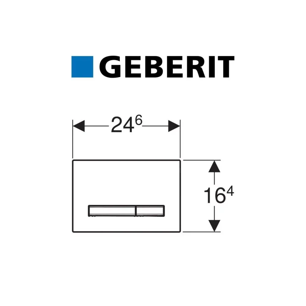 Geberit Sigma 50 Sneeuwwit Actuation Plate