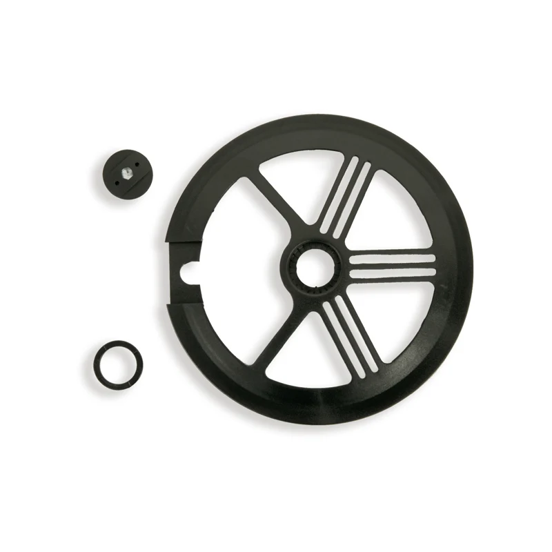 Protector de plato (42 dientes). Negro | Incl. Montagemateriaal