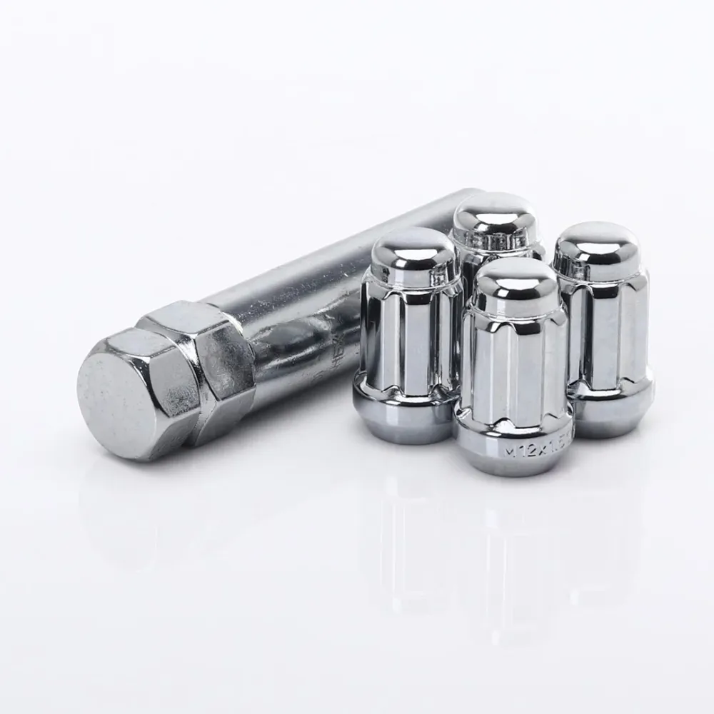 Locking Nuts JR ATN1 Chroom - Anti-theft M12x1.5 (Set 4)