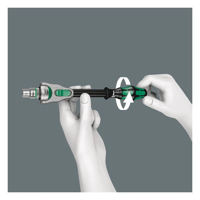 Koppelingspedaalblokker Wera, Carraca De Velocidad Zyklop Con Entrada De 1/2"