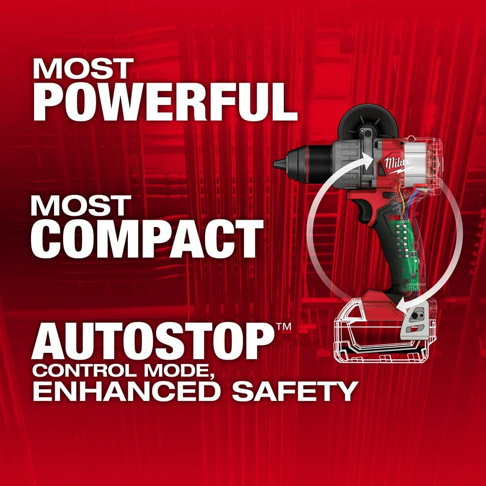 MILWAUKEE M18 FUEL™ 1/2" Drill/Driver (Tool Only) met 8 Delige Set