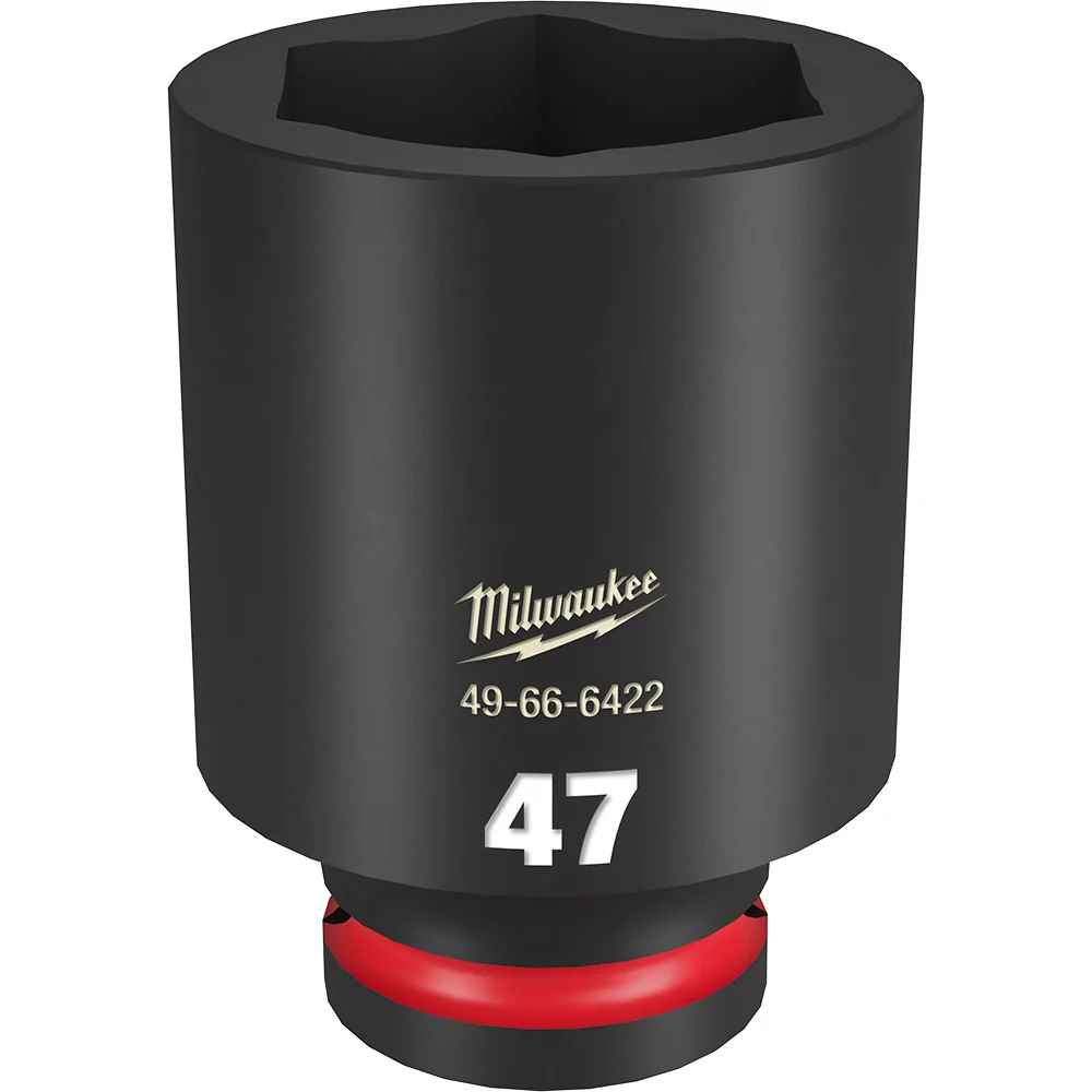 MILWAUKEE SHOCKWAVE Impact Duty 3/4" Drive 47MM Deep 6 Point Socket
