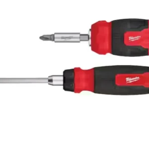 14--1 Ratcheting Multi-Bit Screwdriver and 8--1 Gering Multi-Bit Screwdriver (2-Pack)