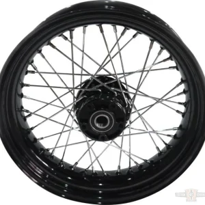 21 x 2.15" Front Wheel, 40-Spoke, Zwart Harley-Davidson