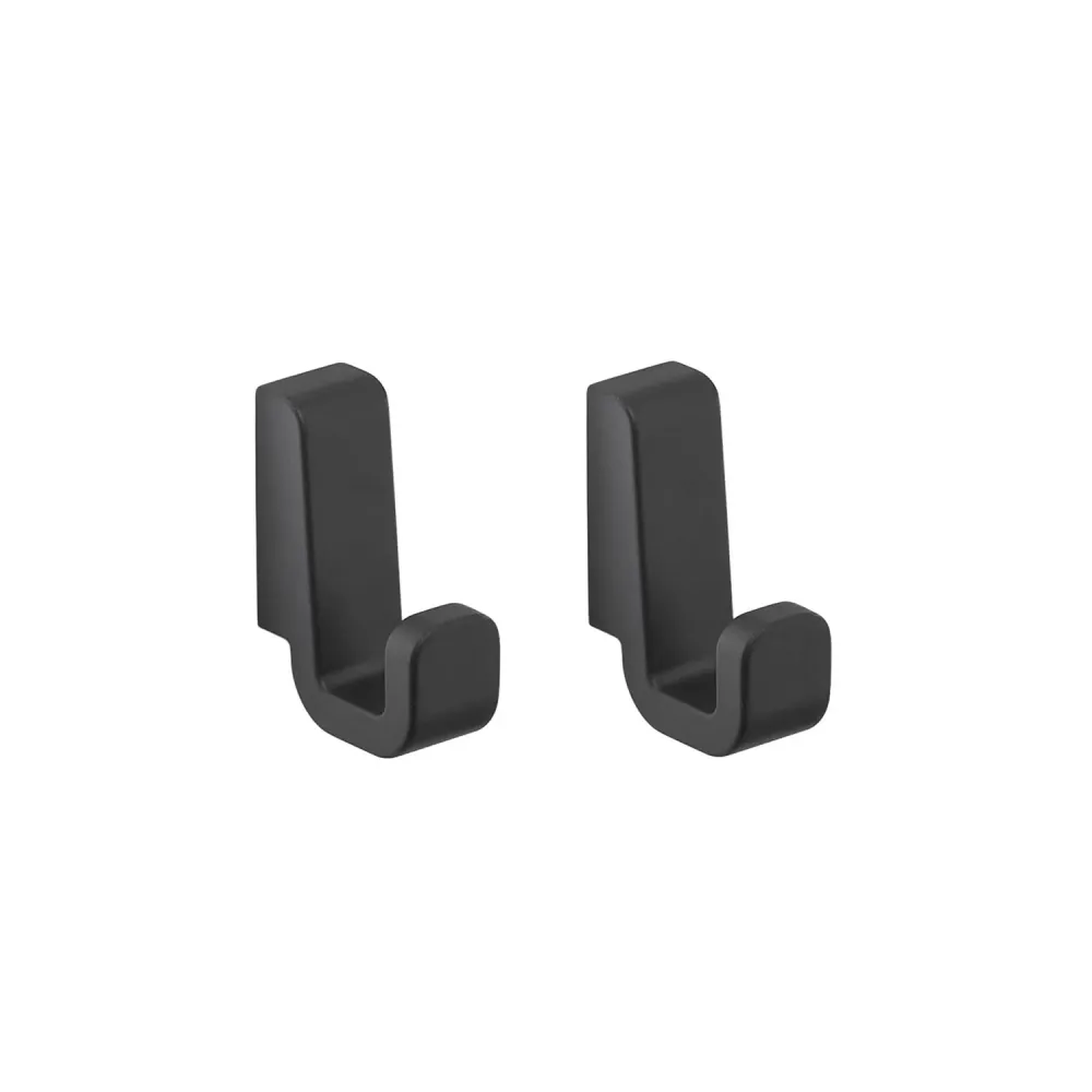 2-piece coat rack geel koper and Cromall Gedy Samoa series - Matte Black