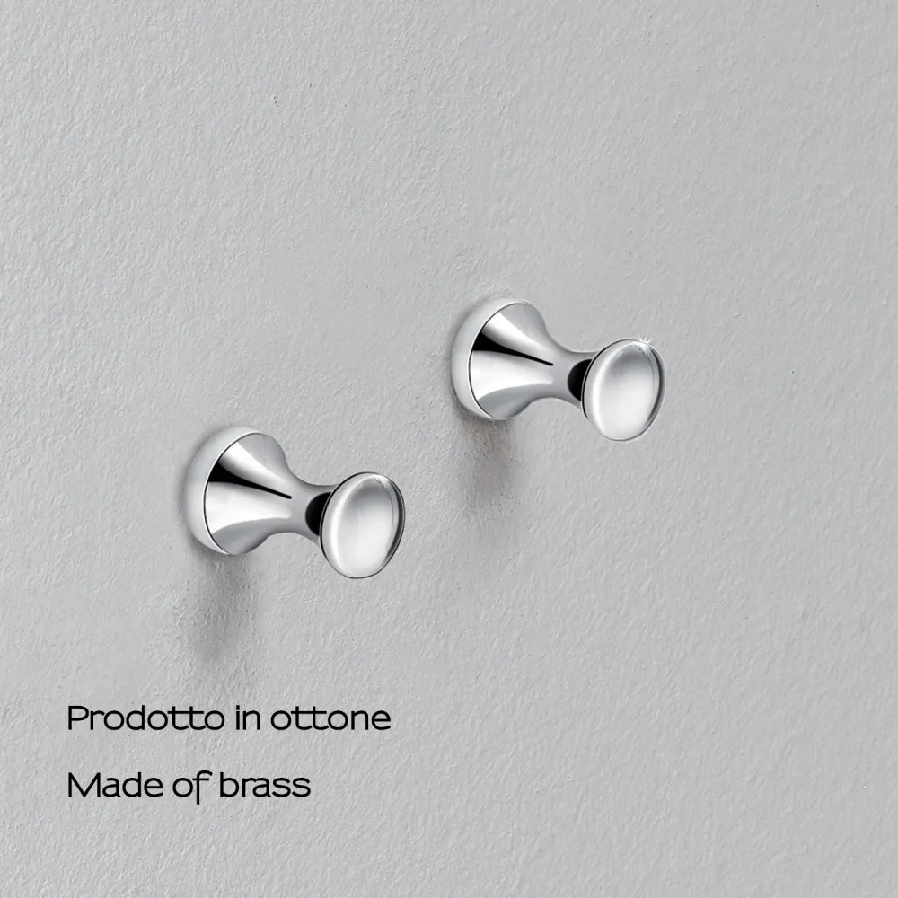 2-piece separate coat rack Cyclops model metaalglans