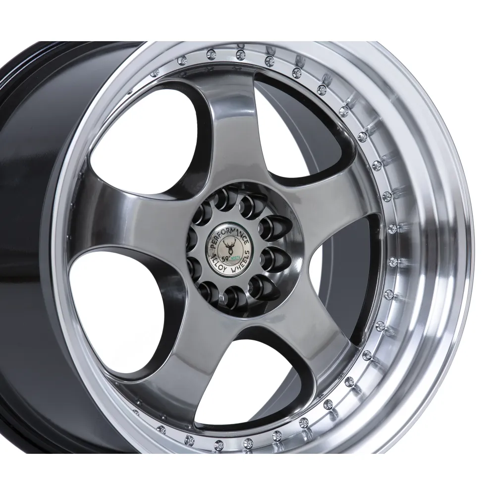 59°North D-002 19x10.5" 5x108/112 ET22, Hyper Ravenzwart