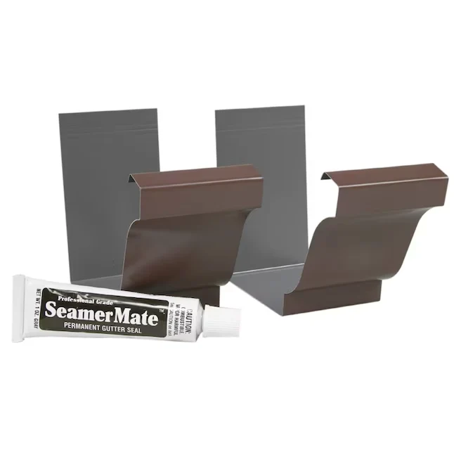 Amerimax Aluminum (5- x 0.25-ft) Gutter Connector 2-Pack
