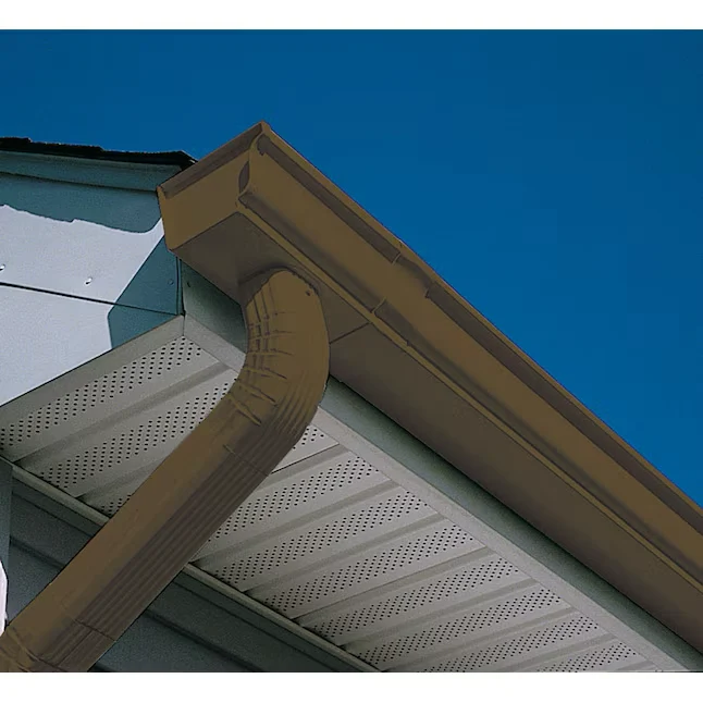 Amerimax Lichtmetaal (5- x 0.25-ft) Gutter Connector 2-Pack gegalvaniseerd staal