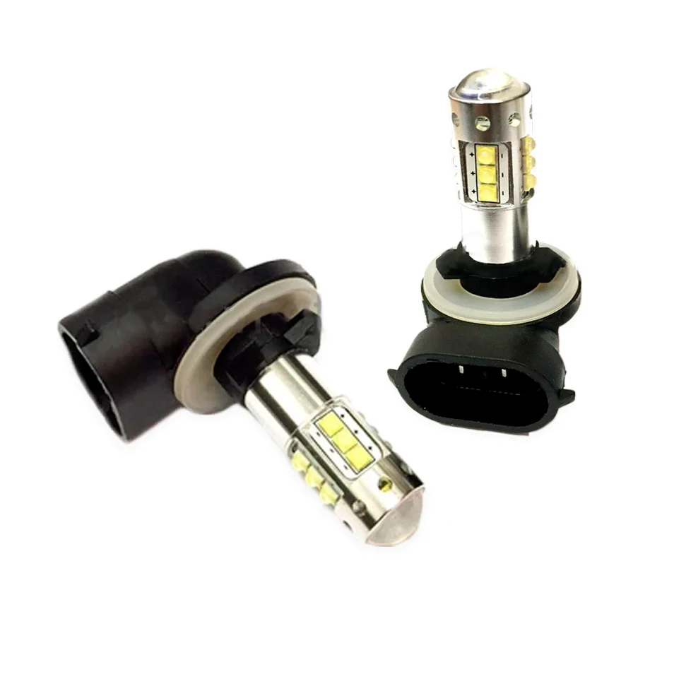 Arctic Cat 80W Watt LEDs Super Sneeuwwit Headlights Bulbs Lamps 2 pack