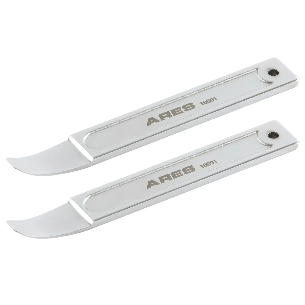 ARES 10092 - 2-Piece Beperkt Panel / Trim Wedge Metal Prybar Tool Set