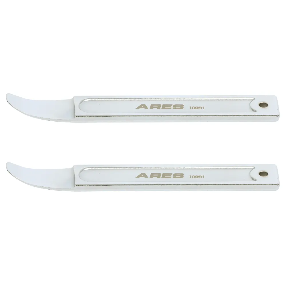 ARES 10092 - 2-Piece Beperkt Panel / Trim Wedge Metal Prybar Tool Set