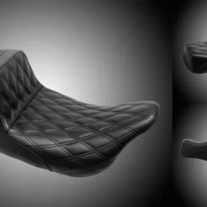 Asiento Tailwhip, Dubbel Diamond Stitch Para Harley Davidson