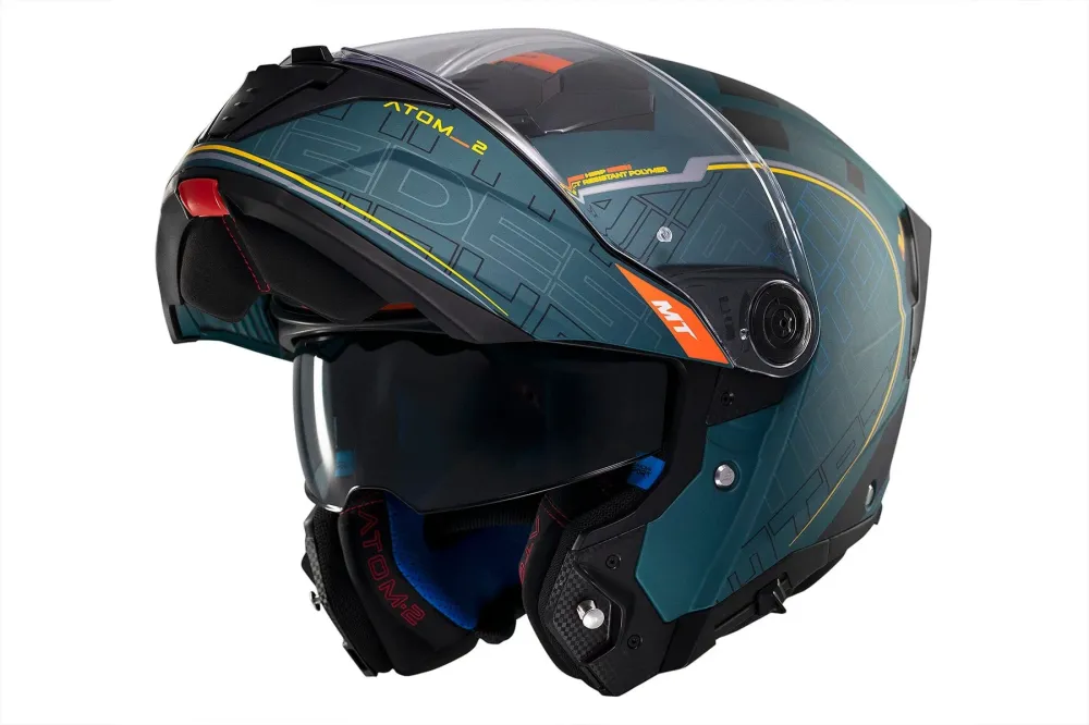MT Atom 2 Destiny C6 turismo de moto Casco uitbreidbaar ECE 22.06