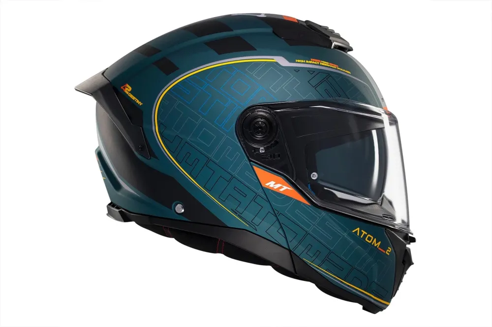MT Atom 2 Destiny C6 turismo de moto Casco uitbreidbaar ECE 22.06