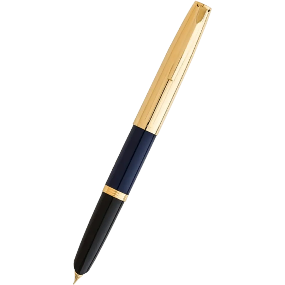 Aurora Duo Cart Fountain Pen - Dark Zeeblauw - Medium