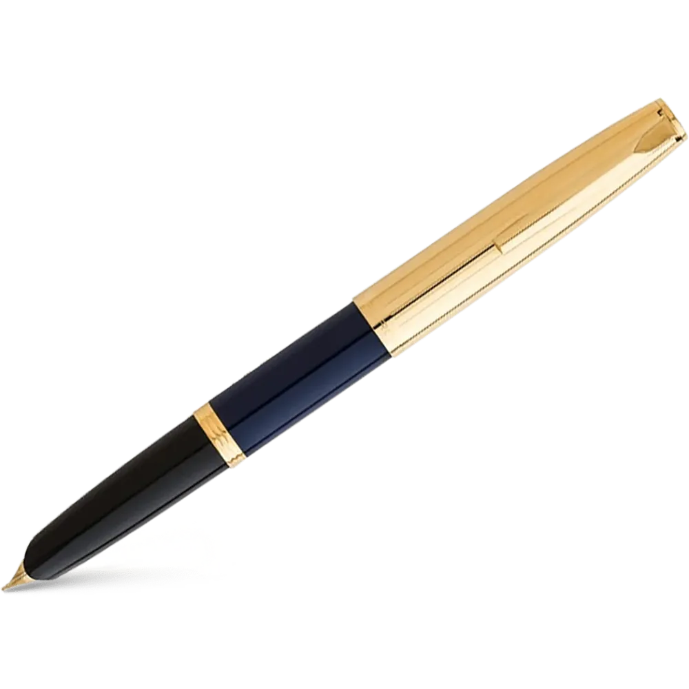 Aurora Duo Cart Fountain Pen - Dark Zeeblauw - Medium
