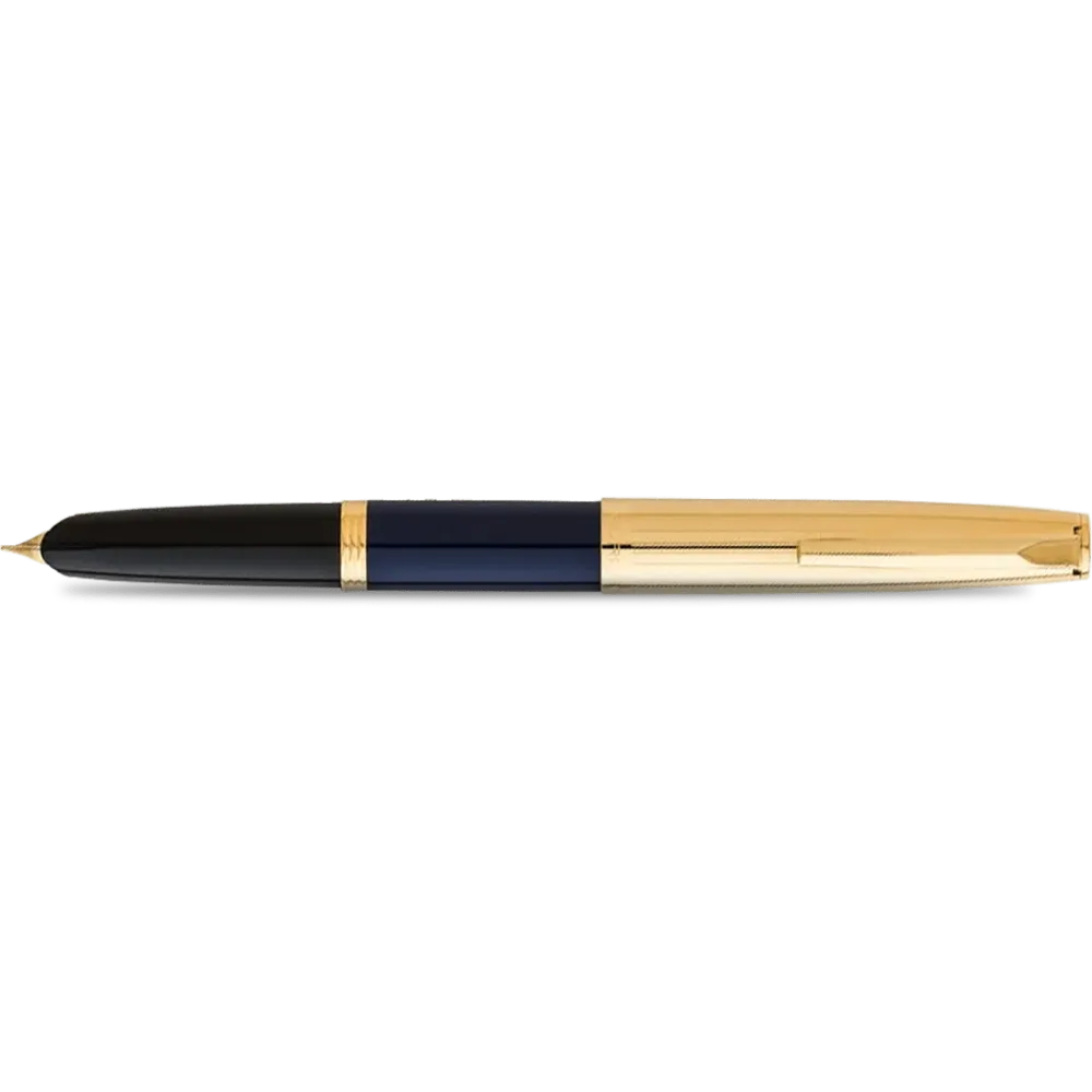 Aurora Duo Cart Fountain Pen - Dark Zeeblauw - Medium