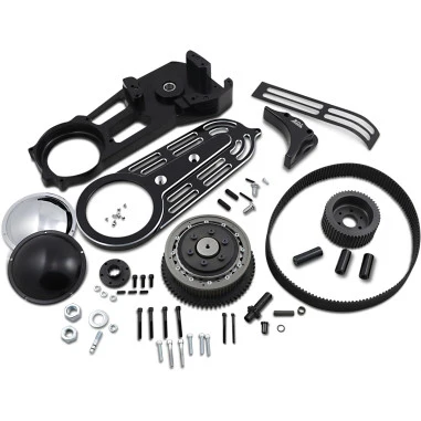 2" BELT DRIVE KITS CHANGEABLE DOMES HARLEY-DAVIDSON met stofkap