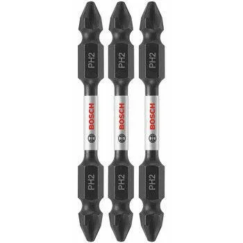 Bosch Impact Tough #2 Phillips Dubbel End Bit Set met bouten en moeren