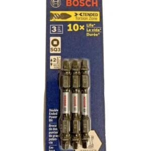 Bosch Impact Tough SQ3 Phillips Duo End Bit Set