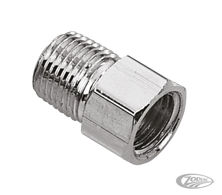 Brake fitting straight # 63609-72 metaalglans Harley-Davidson