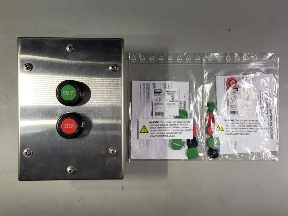 Control Station Dubbel Momentary Start-Stop Push Buttons HKH1BEP2P11P11K8