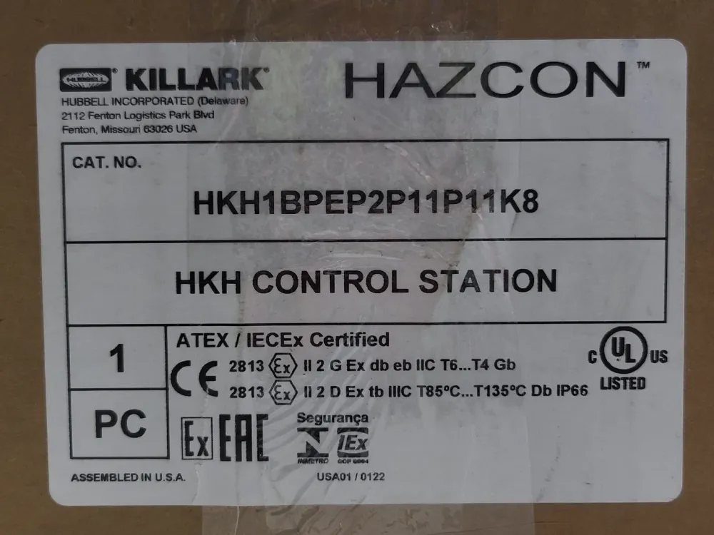 Control Station Dubbel Momentary Start-Stop Push Buttons HKH1BEP2P11P11K8