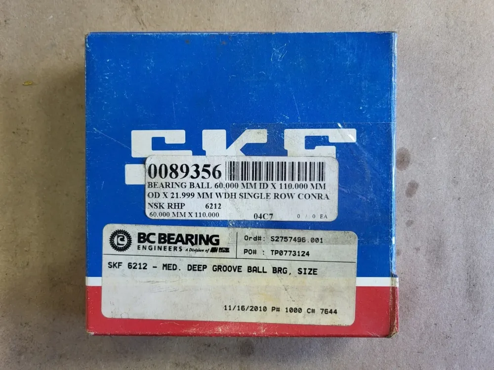 Deep Groove Ball Bearing 6212 compatibel met Ford Focus MK3
