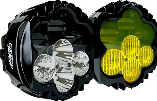 Demperbevestiging Foco Delantero Led Shark Demon® 2 Con Luz Antiniebla Para Harley Davidson