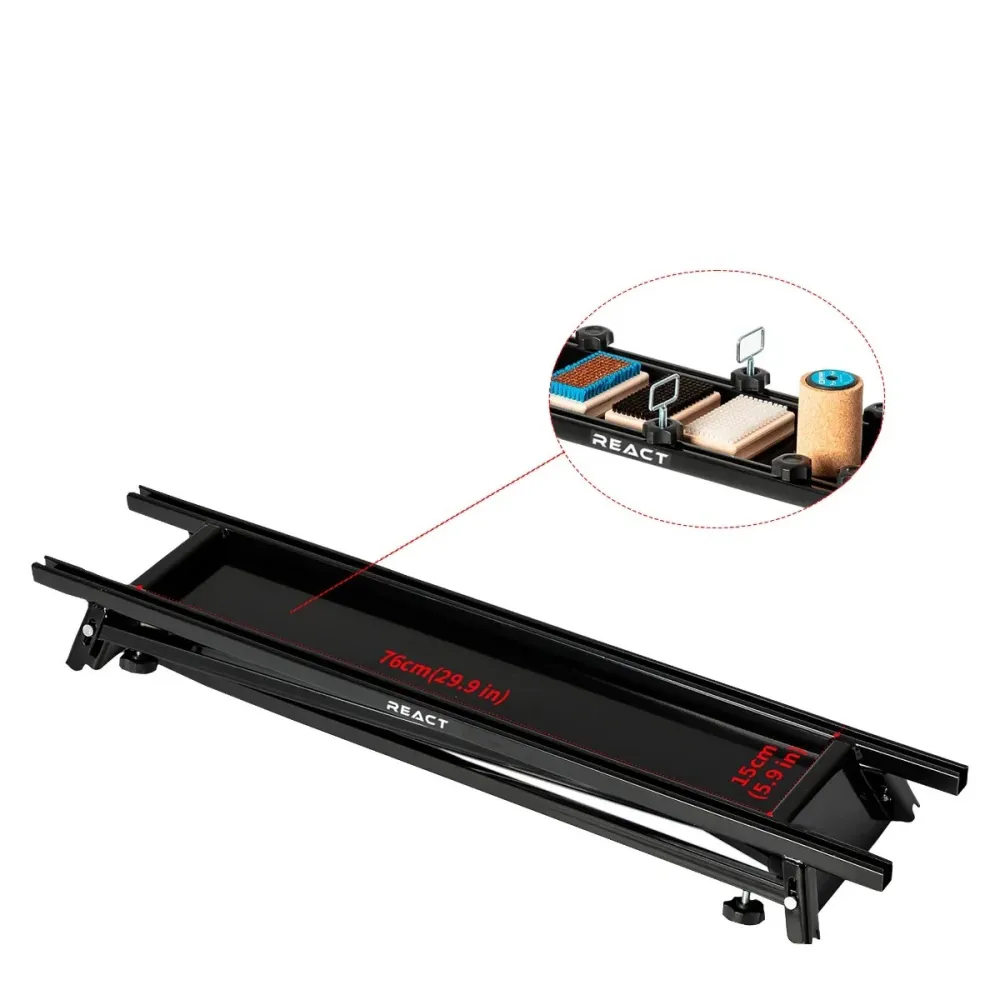 Demperbevestiging React Ski Waxing stand two skis