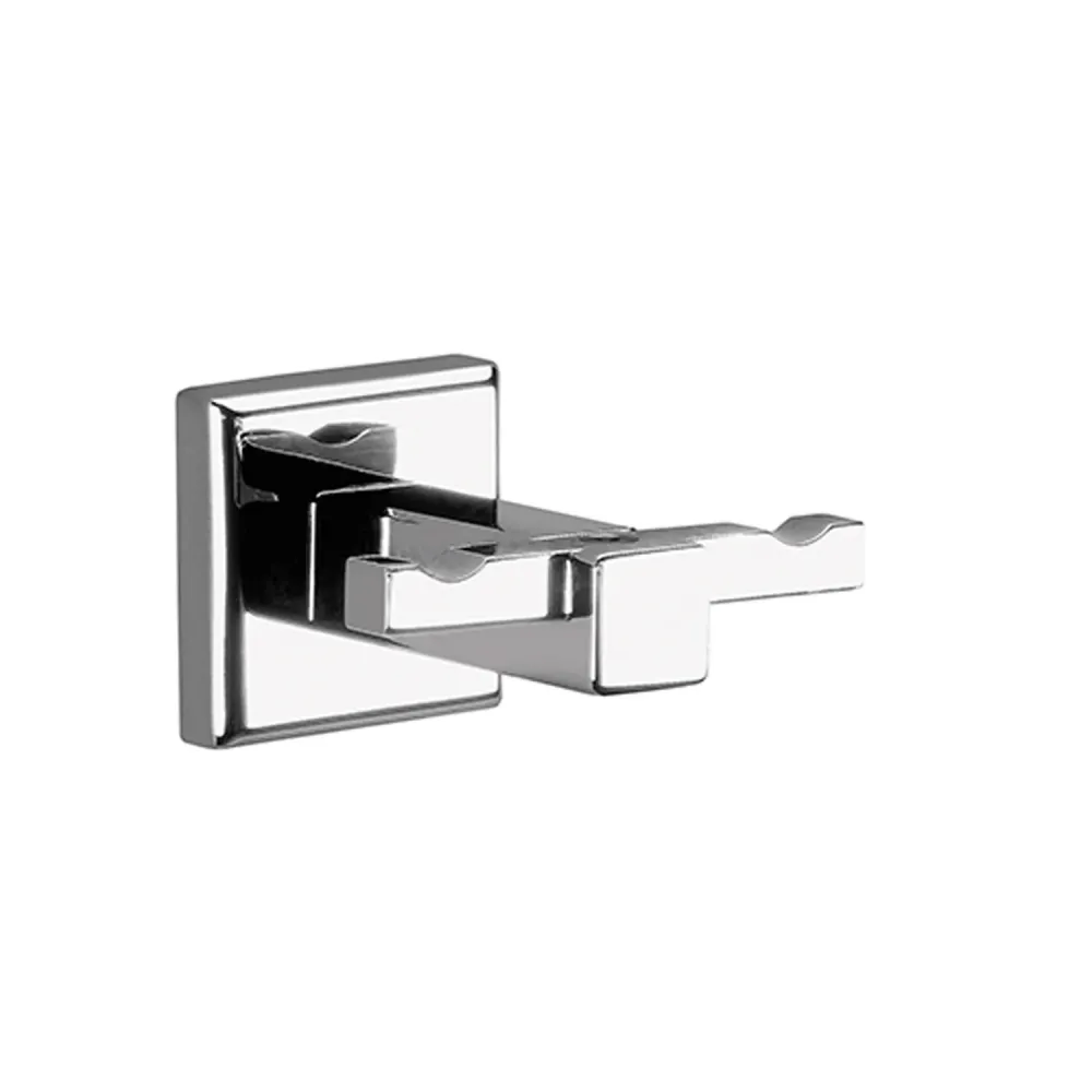 Double coat rack AISI 304 stainless RVS Colorado Gedy - Chrome-plated Heavy Duty constructie
