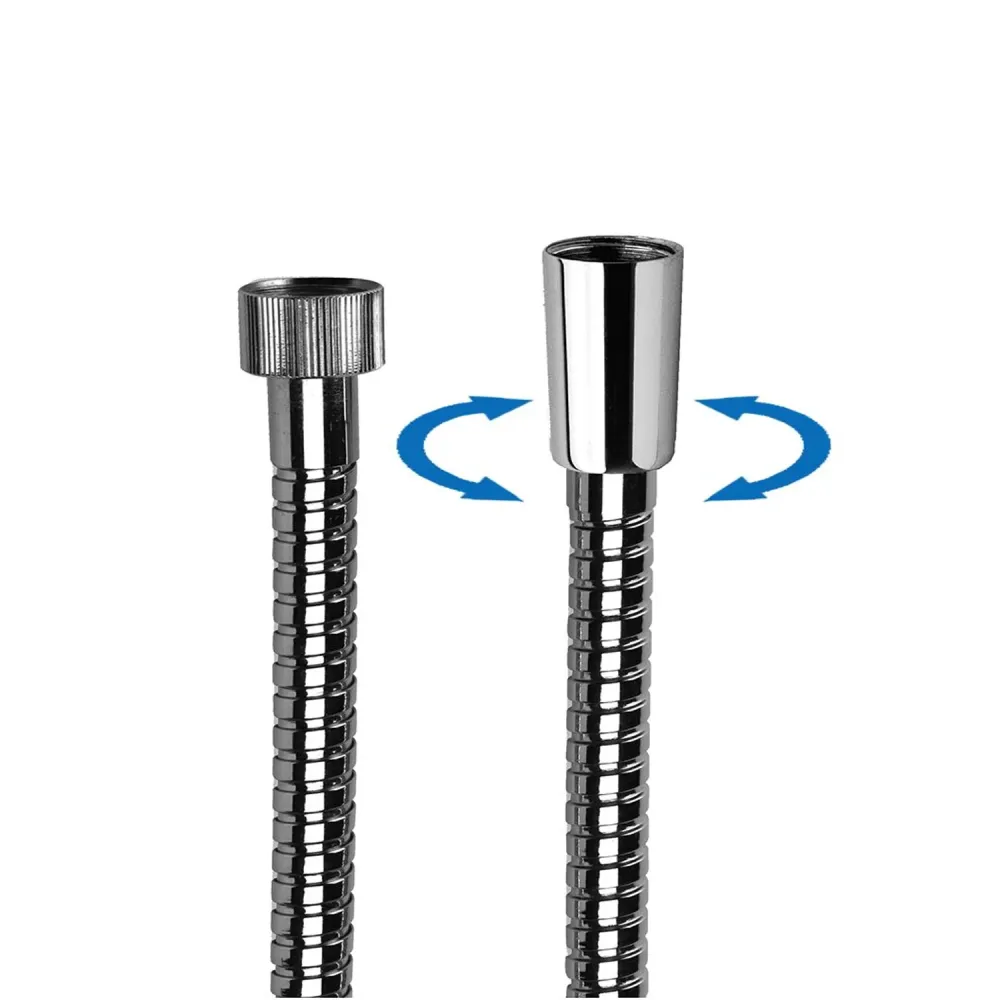 Double crimped anti-twist shower hose 200cm box