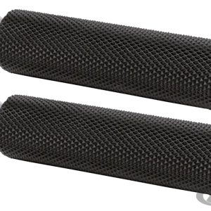 Dual Ring Fusion Footpegs - Black Harley-Davidson