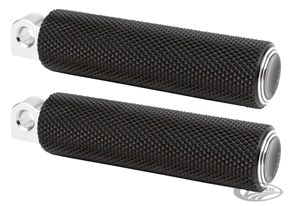 Dual Ring Fusion Footpegs - Black Harley-Davidson