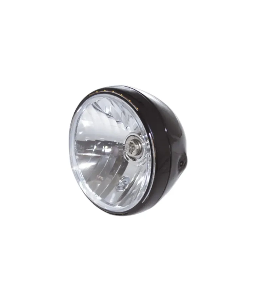 Front Headlight Moto Zwart 7" - Reno 2