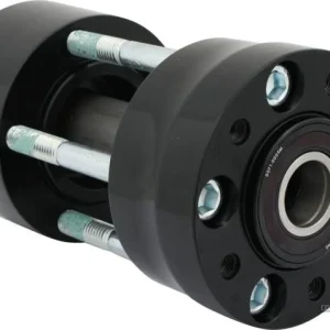 Front Wheel Hub Black Non-ABS Duaal Flange Harley-Davidson
