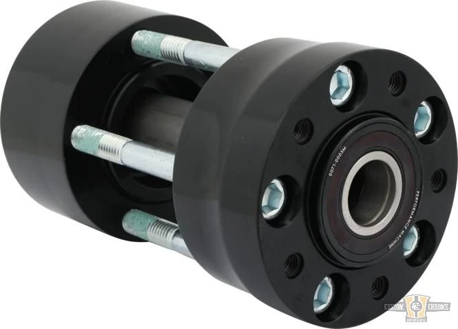 Front Wheel Hub Black Non-ABS Duaal Flange Harley-Davidson