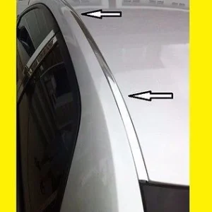 Gasdruk schokdemper 2012-2015 Honda Civic Verchroomd Roof Top Trim Molding Kit - 2 Door Coupe