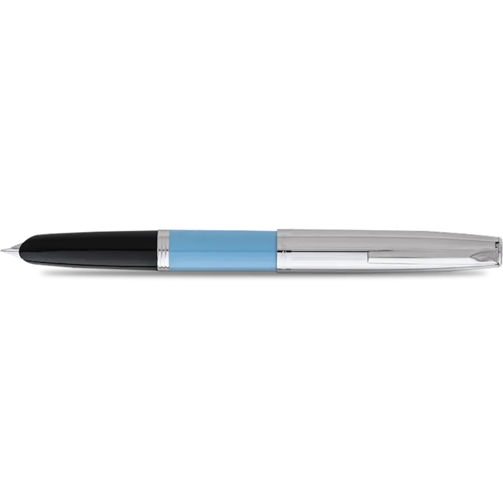 Gasdruk schokdemper Aurora Duo Cart Fountain Pen - Light Blauw - Medium