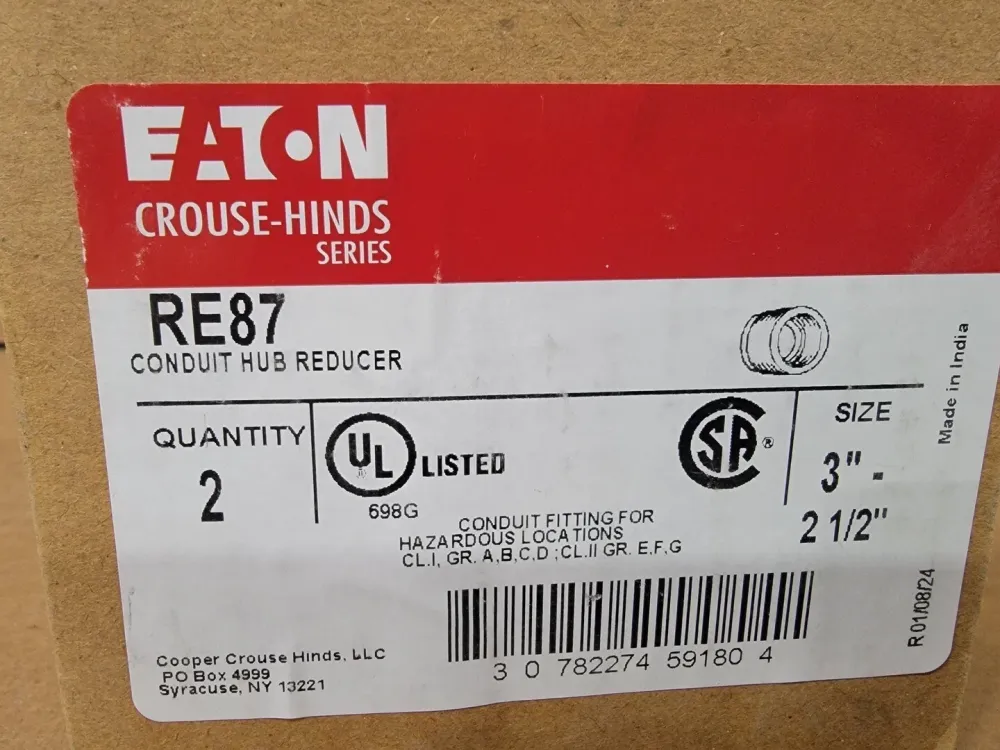 Gasdruk schokdemper Conduit Hub Reducer RE87 (Box 2)