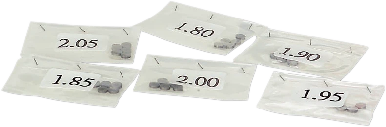 HOT CAMS VALVE SHIM KITS AND REFILL PACKAGES VALVE SHIM 5PK 9.48X2.10