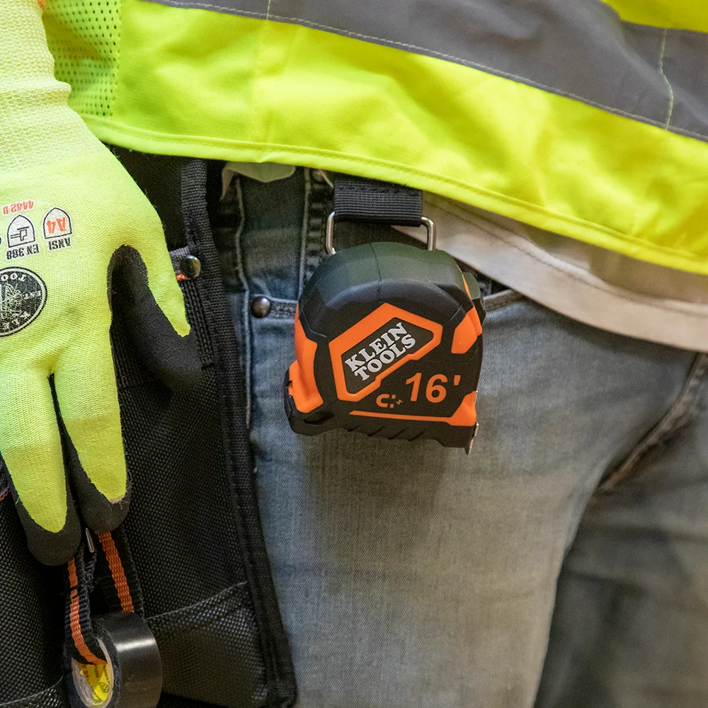 KLEIN TOOLS 16' Magnetic Double-Hook Tape Measure