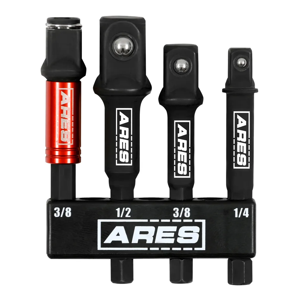 Kogelgewricht ARES 22029 - 2--1 Impact Bit and Socket Adapter Set